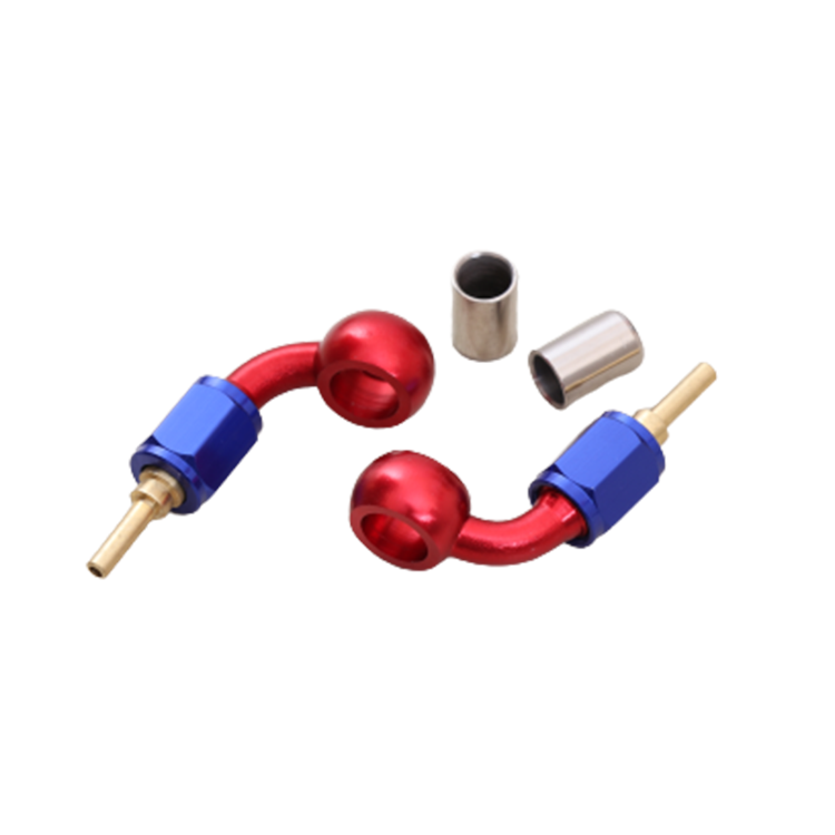 High Performance Auto and Motorcycle Aluminum Part Brake Oil Pipe Swivel an Fitting Hose Adapter Fitting 180 Degrees