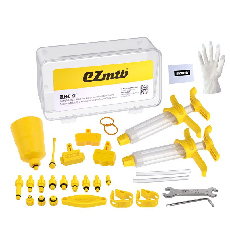 Bicycle Hydraulic Brake Bleed Tool Kit for Shimano Tektro Margura MTB Bike Cycling Disc Brake System Use Mineral Oil Brake Tools