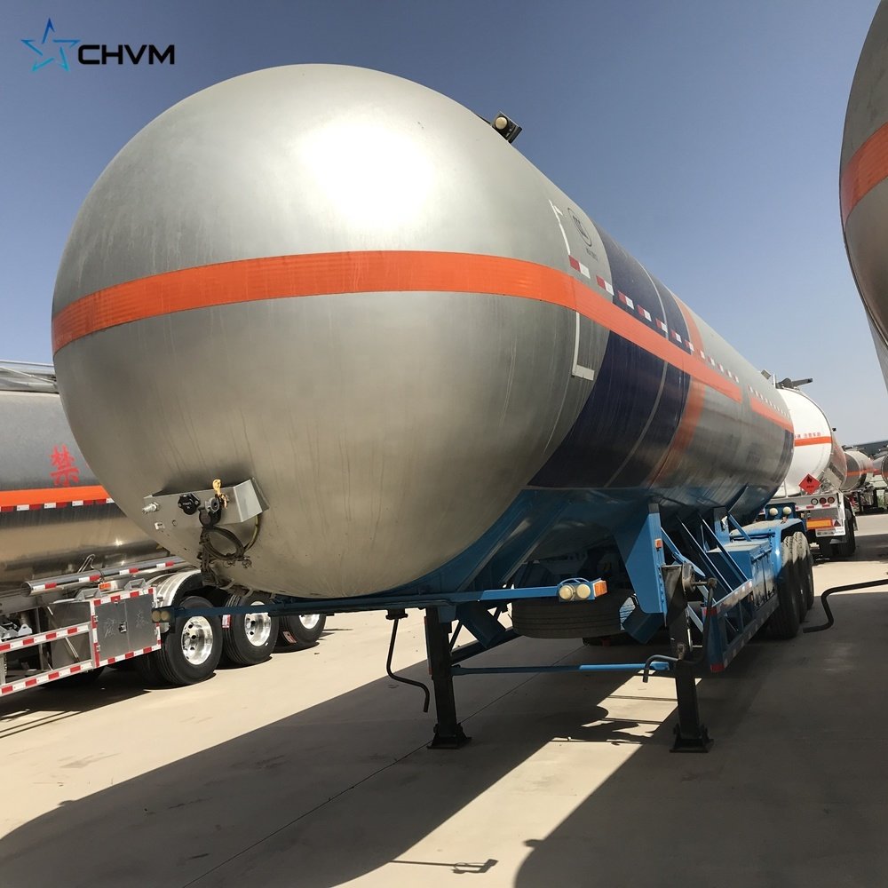 Tri-axle Lpg Tanker 25000 Kgs Lpg Tanker Trailer Truck 36 Liters Lpg Gas Tank Trailer
