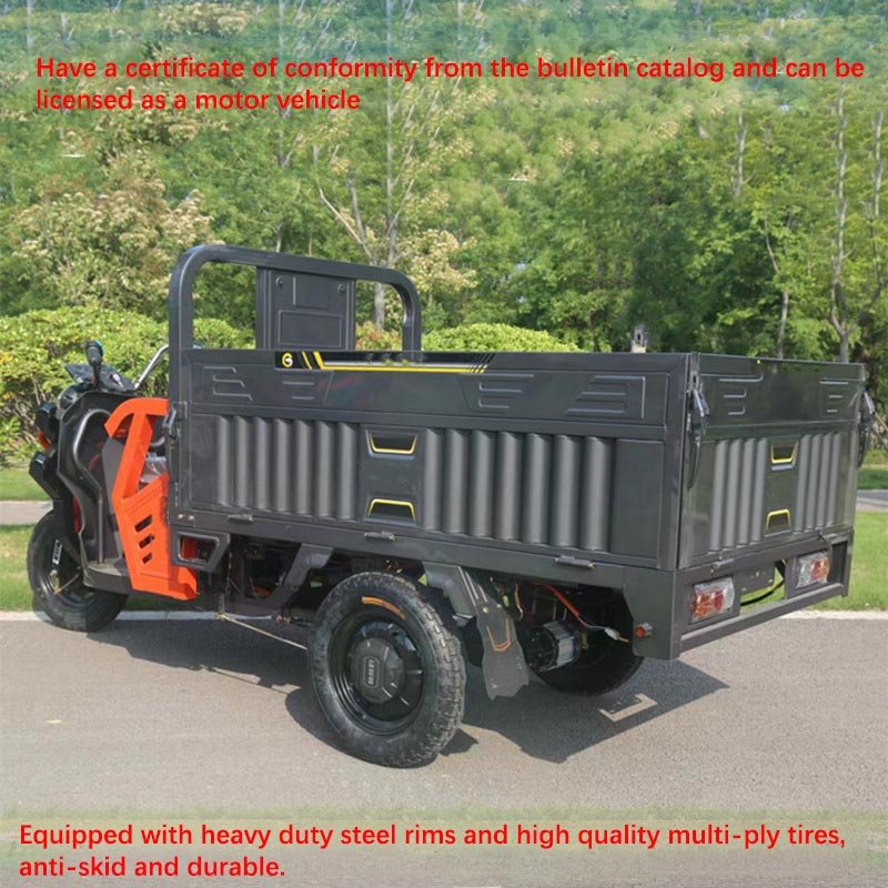 Original Brand New Motorized Heavy Duty Cargo Tricycle Electric Tricycle for Delivery Cargo