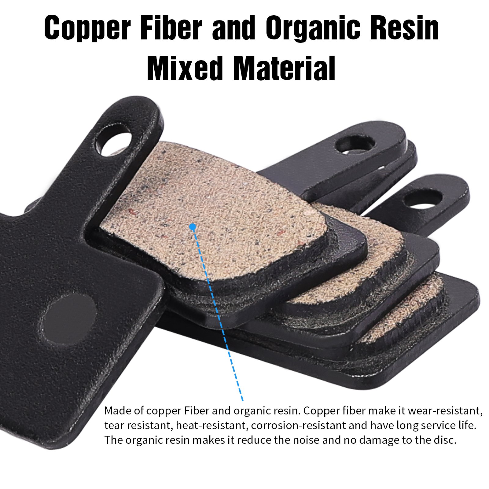 Lebycle High Reliability Bicycle Brake Pads Bicycle High Quality Cheap Brake Pads Bicycle Ceramic Brake Disc Pads
