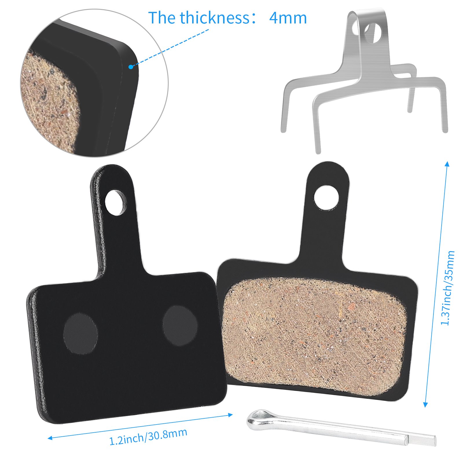 Lebycle High Reliability Bicycle Brake Pads Bicycle High Quality Cheap Brake Pads Bicycle Ceramic Brake Disc Pads