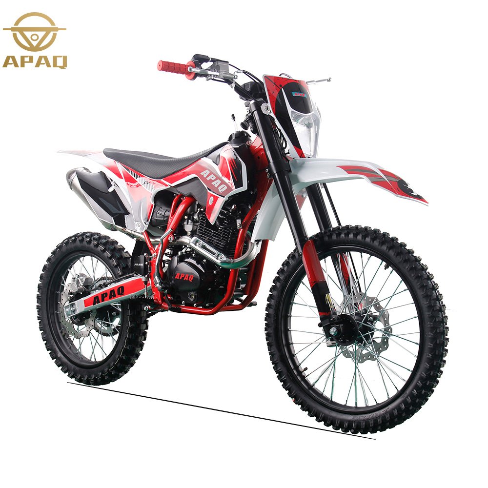 250cc 4-Stroke Off-Road Dirt Bike Motorcycle with 21''18'' Tire Adult Use Electric Start