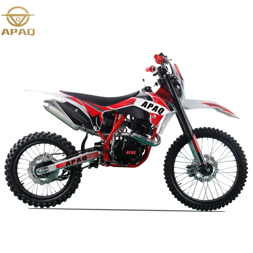250cc 4-Stroke Off-Road Dirt Bike Motorcycle with 21''18'' Tire Adult Use Electric Start