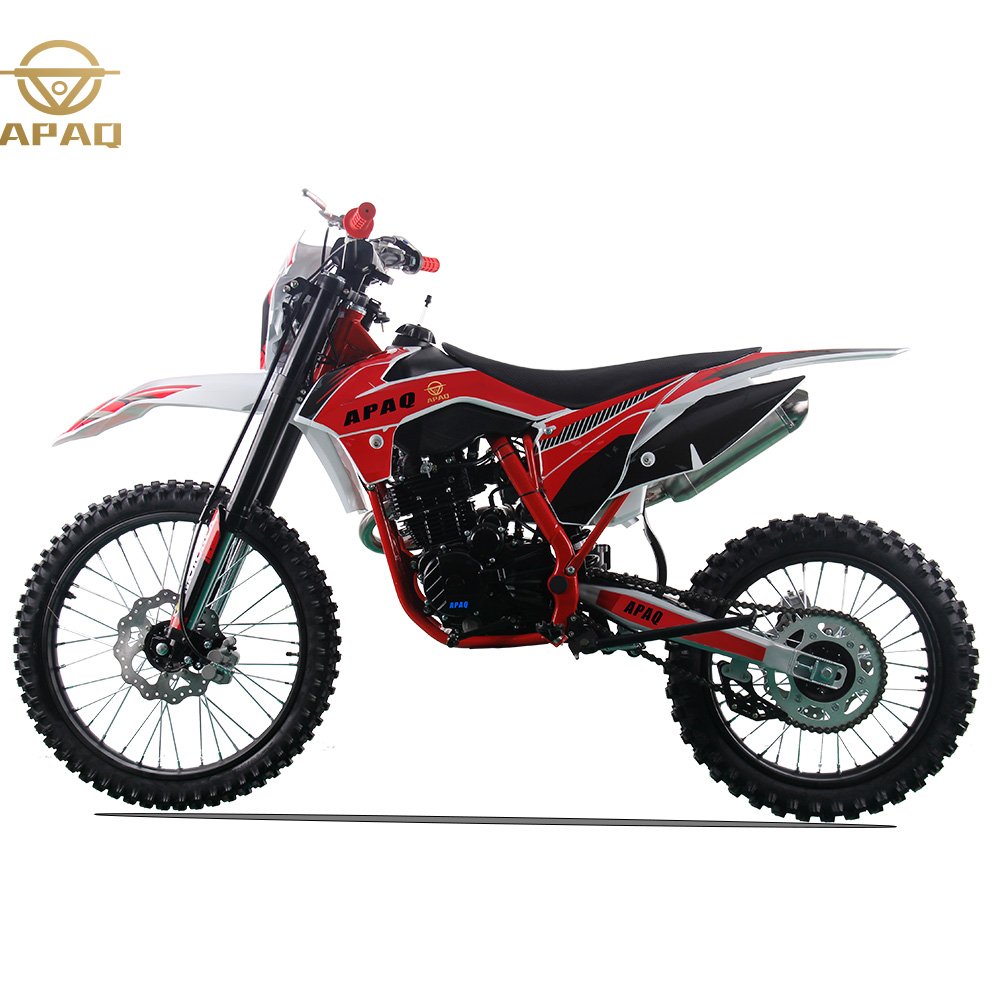 250cc 4-Stroke Off-Road Dirt Bike Motorcycle with 21''18'' Tire Adult Use Electric Start