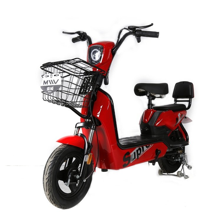 High Quality 14*2.5inch Vacuum Tyre City Electric Bike Drum Brake Electric Motorcycle Scooter for Adult Cheap E-bicycle