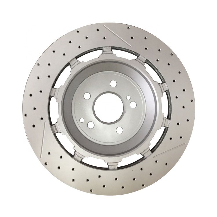 2224232012 for Mercedes S213 W222 S C190 AMG Pair Set of 2 Rear Disc Brake Rotors GENUINE