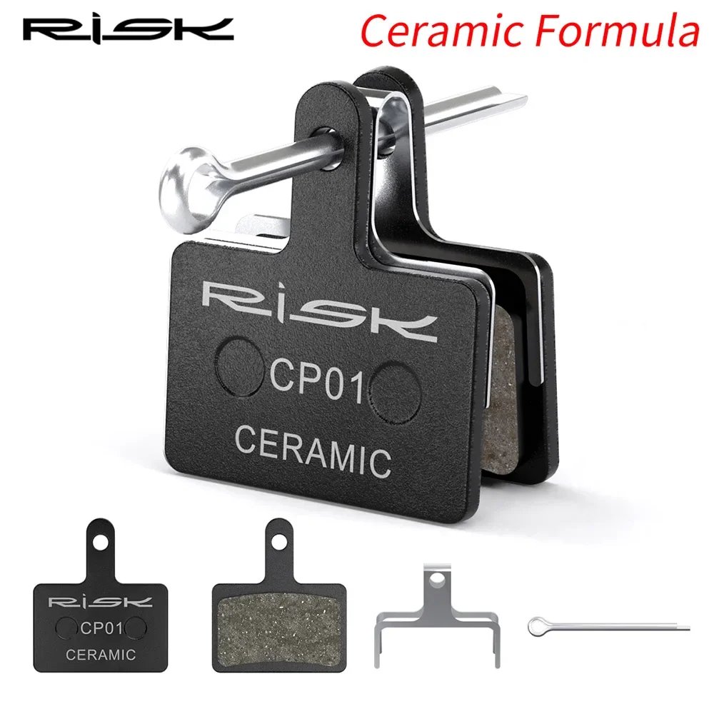 1 Pair RISK Ceramic MTB Bicycle Brake Pads Durable Mountain Bike Hydraulic Disc Brake Pad for M315/355/375/395/416/515
