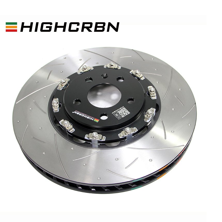 HIGHCRBN 345*24mm 2-piece Brake Disc Floating Rear for BMW 4 Coupe F32 F82 OE#34206797605