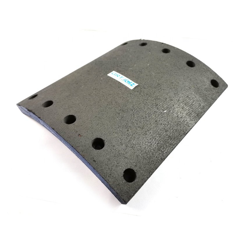 DX400 Truck Spare Parts Non-asbestos Rear Drum Brake Shoes Lining