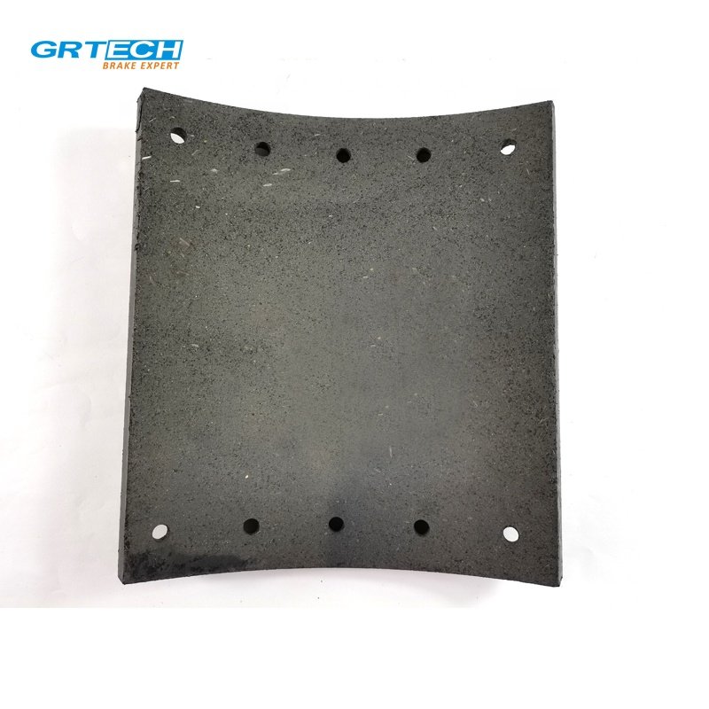 DX400 Truck Spare Parts Non-asbestos Rear Drum Brake Shoes Lining