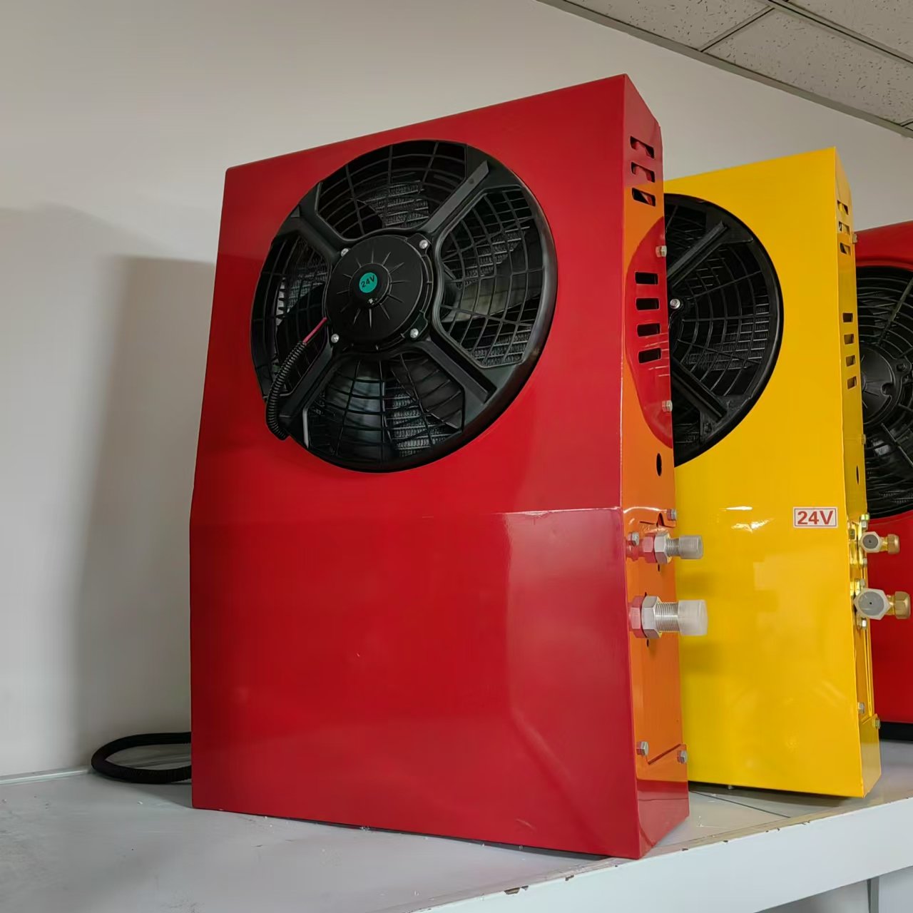 12 Volt Split Truck Parking Air Conditioner Semi Battery Powered Electric AC Apu Unit for Semi Truck air Conditioner