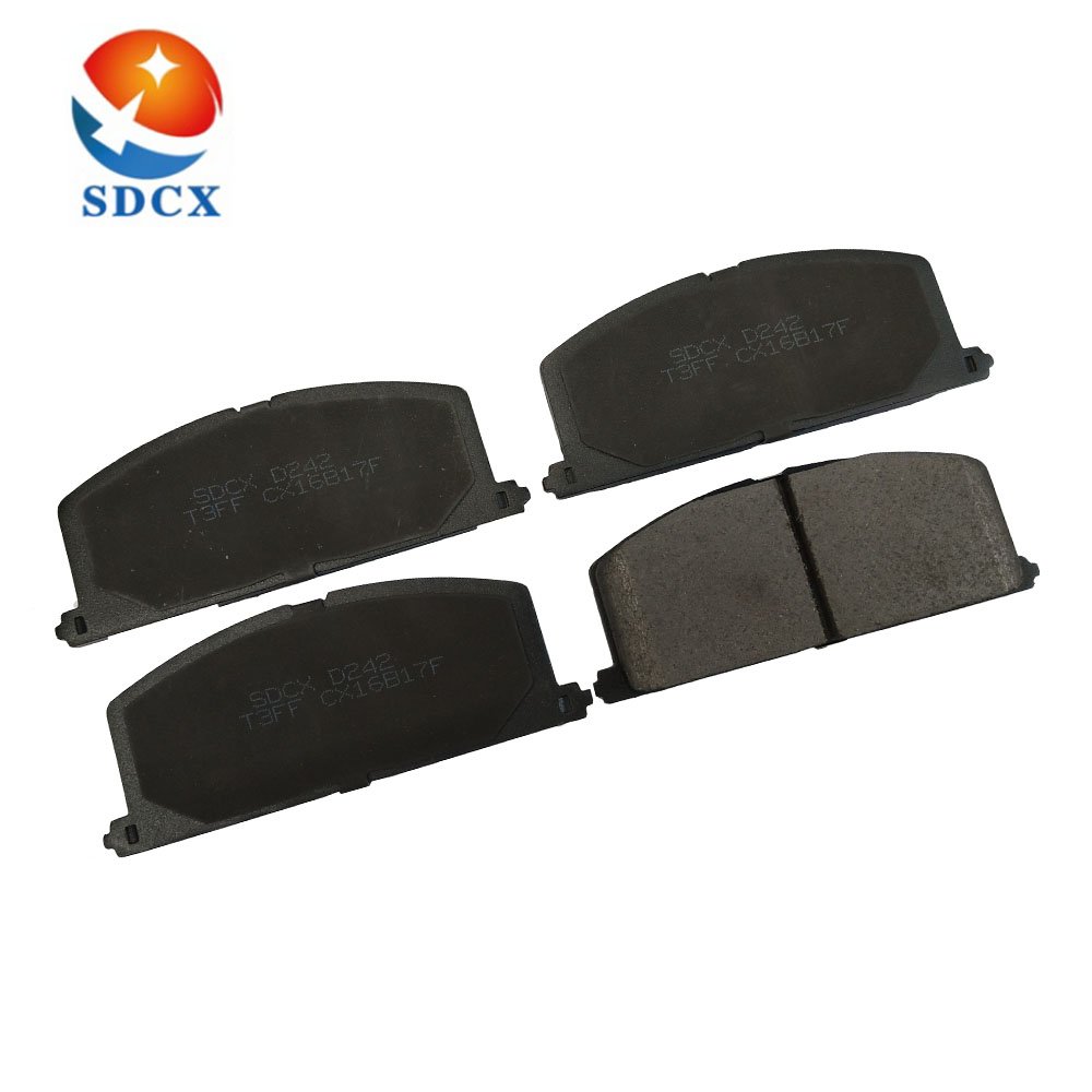 D242 SDCX Sensitive Braking Automobile Top High Quality Front Brake Pads for TOYOTA