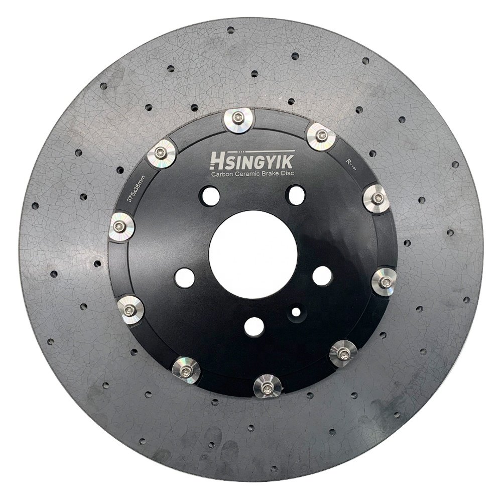 Hsingyik Front Carbon Ceramic Brake Disc for Audi RS4 RS5 R8 Lamborghini 380 MM 420615302D 420.615.301.G
