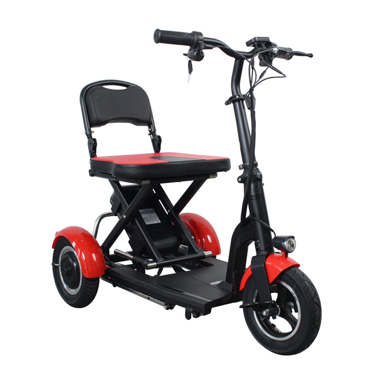 Fair Price High Quality 3 Wheel Scooter Electric Scooter 48V 300W 7.8Ah Easy Use Foldable Electric Mobility Scooter
