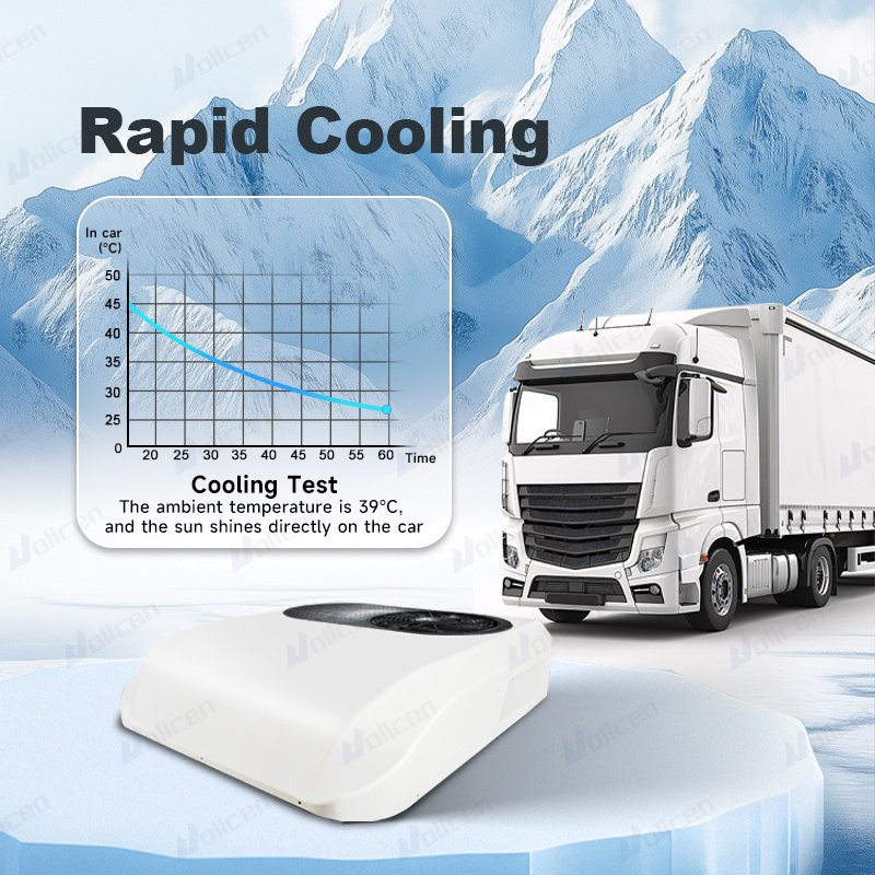 Factory Hot Sale 12V 24V Truck Air Conditioner Cabin Module Refrigeration and Auto Parking Conditioner