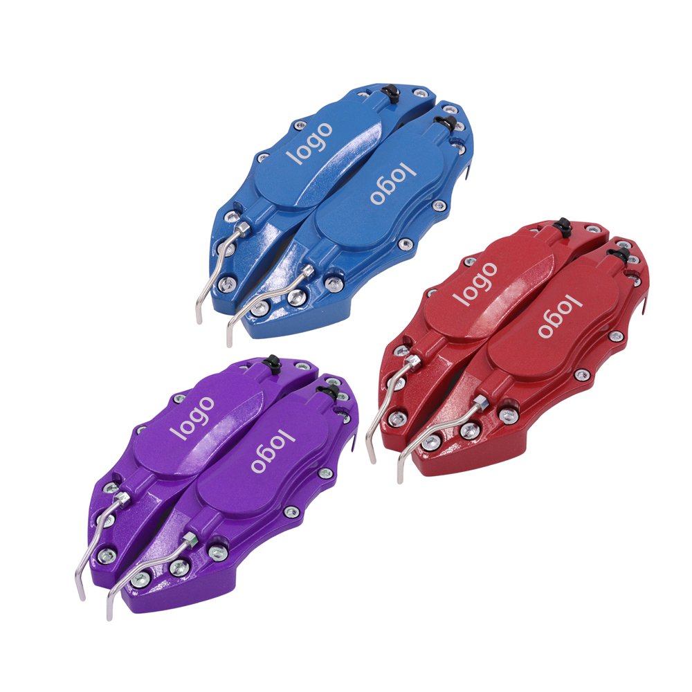 Car Brake Caliper Cover Kit Aluminum Brake Caliper Cover Metal Brake Cover for Universal