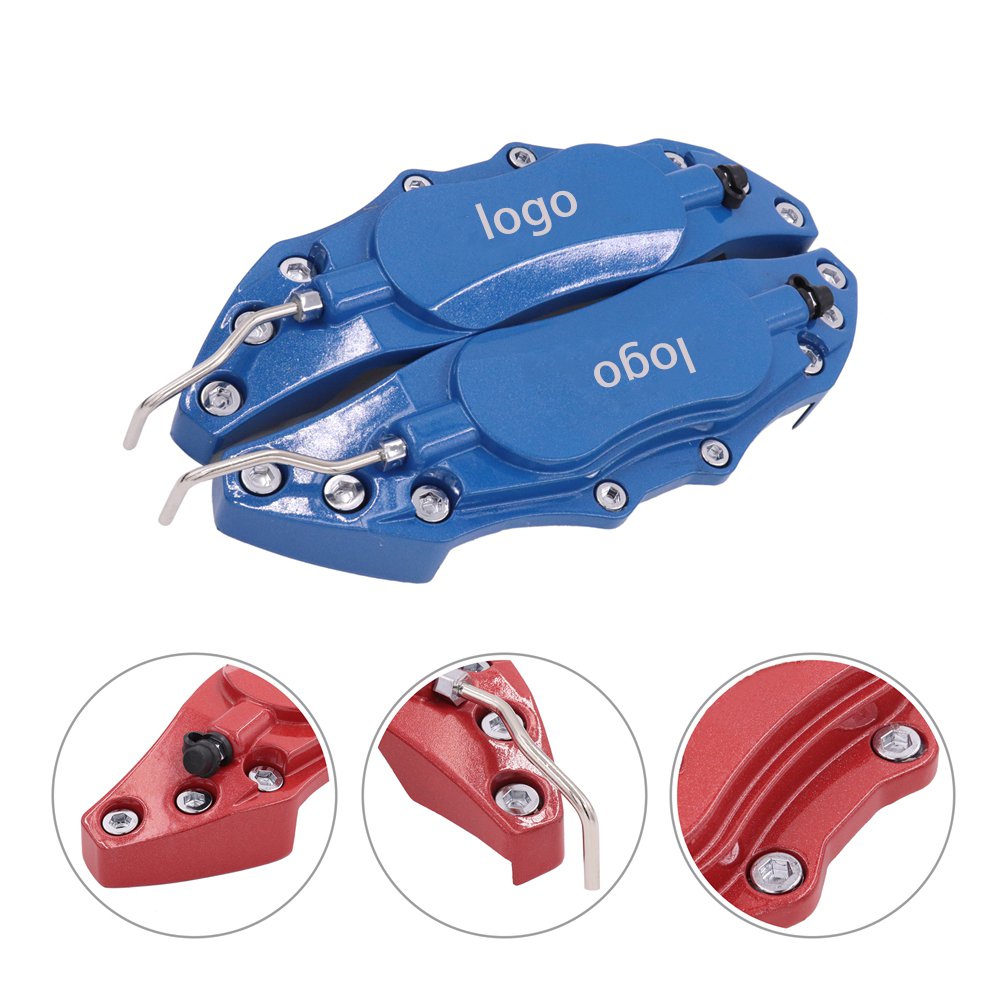 Car Brake Caliper Cover Kit Aluminum Brake Caliper Cover Metal Brake Cover for Universal