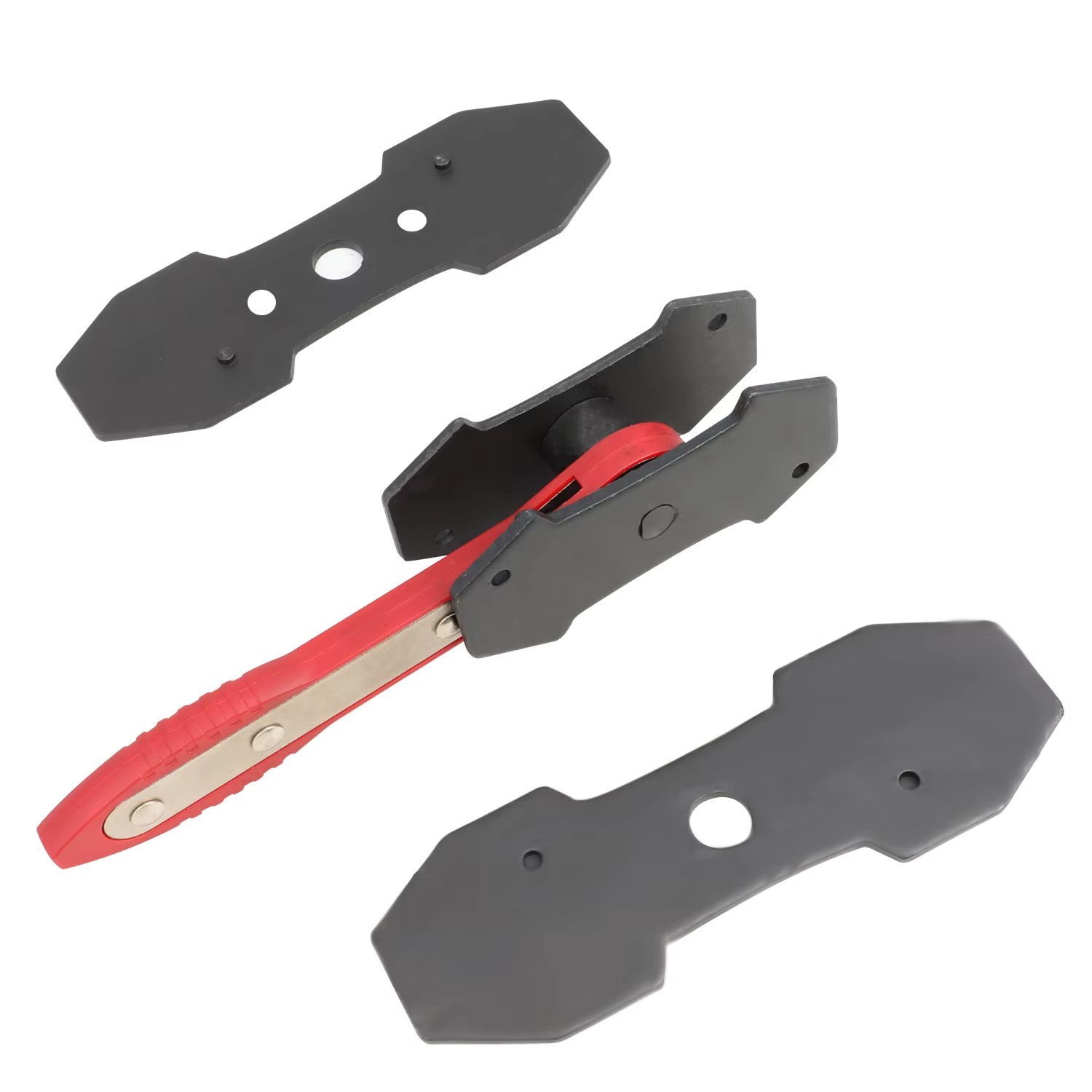 Brake Ratcheting Caliper Piston Press Tool Spreader Pad Swing Ratchet Wrench Expander for Single Twin Quad Piston Disc Brake