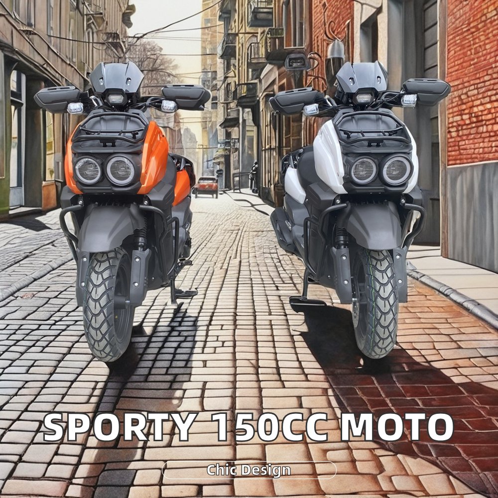 Chinese Factory New With a More Fashionable and Dynamic Look 150CC tank Scooter Sport Style Motorcycle