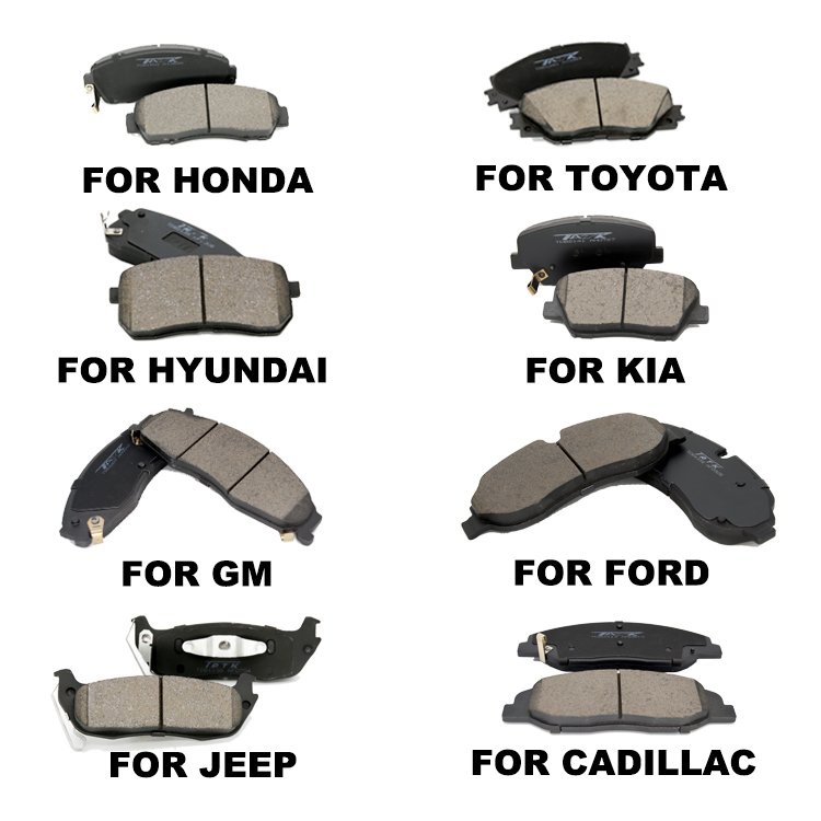 TATK Brake Pads for volvo XC70 XC90 S60 C30 V50 2012 2013 Wholesale Auto Parts Ceramic Car Disc Brake Pad 30683554 D1044 4307