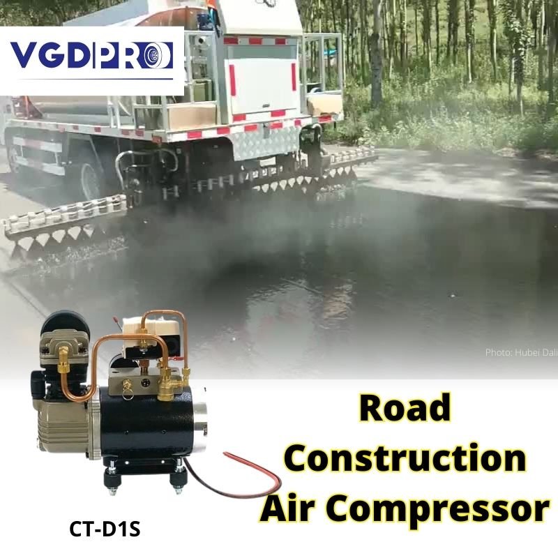 12V DC Offroad Road Assist Truck Tire Repair Heavy Duty Oil Less Air Piston Mini air Pump Onboard Built-in Air-compressor