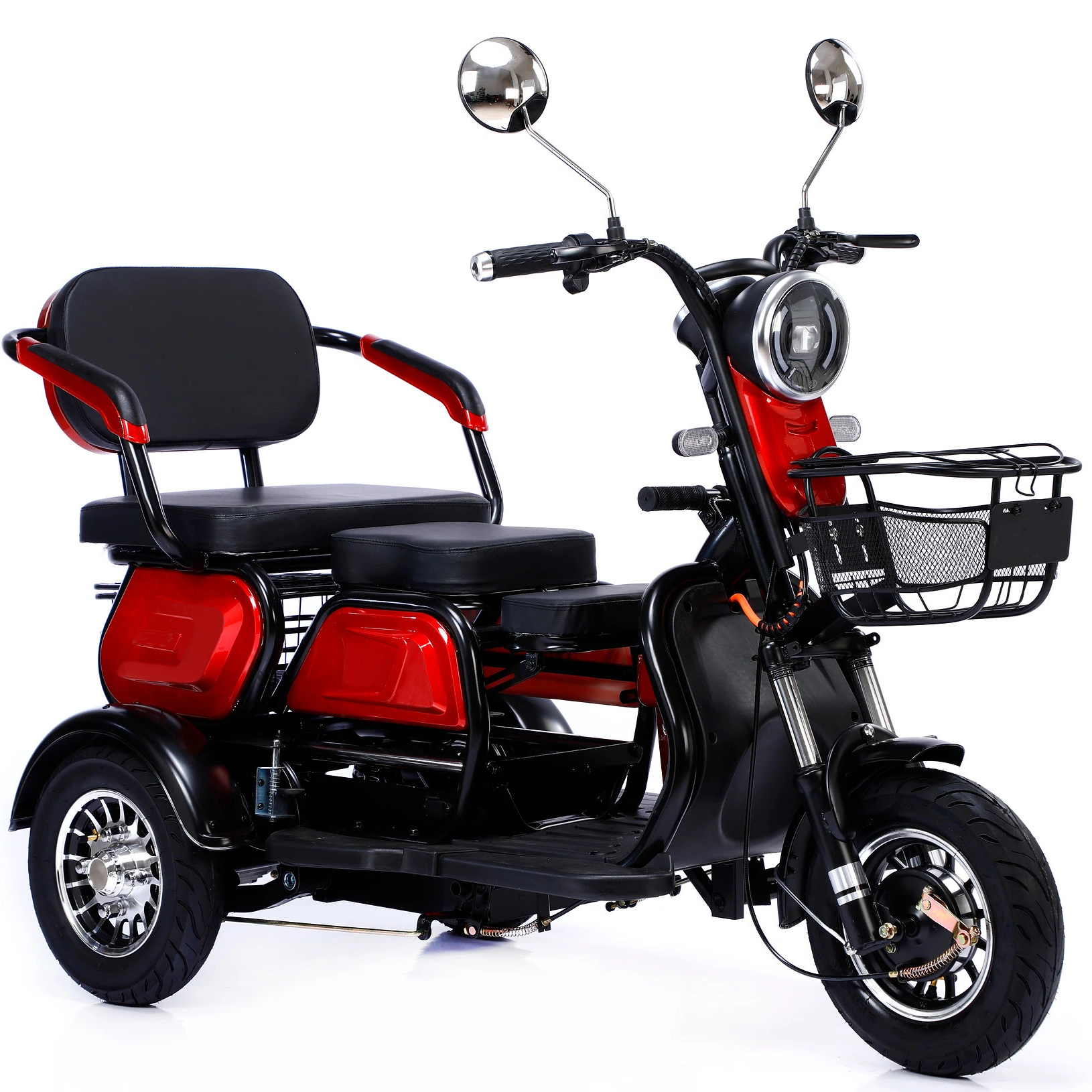Open Electric Tricycles Cheaper 3 Wheel Electric Bike for Adults
