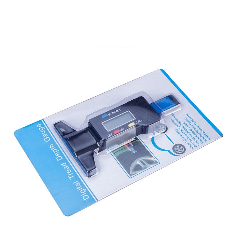 Digital Car Tyre Tire Tread Depth Gauge Meter Measure Tool Lcd Screen Display Tire Thickness Gauges Depth Caliper