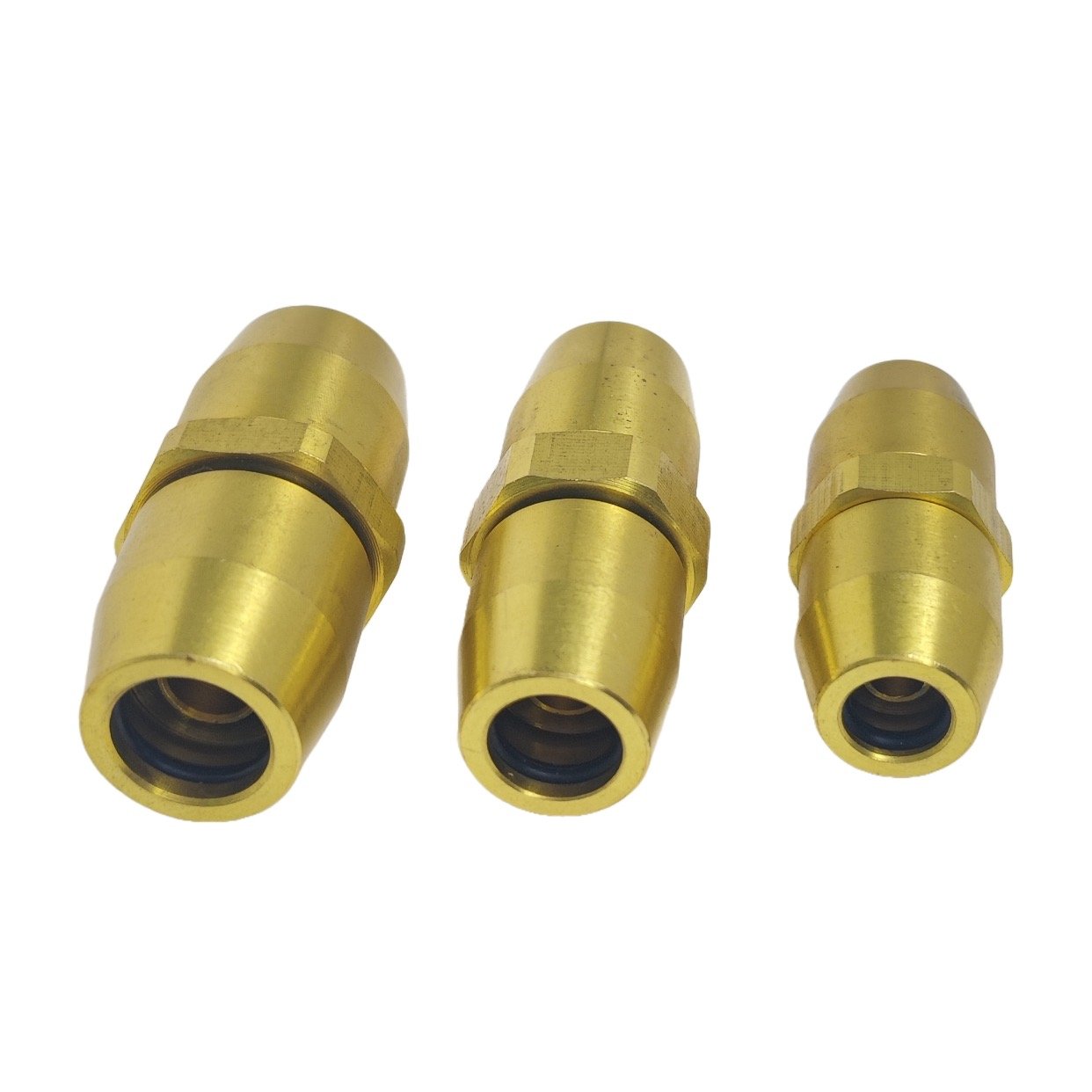Air Brake Hose Fittings 6mm 8mm 10mm Push in Fittings European Auto Truck Brass Pipe Fittings