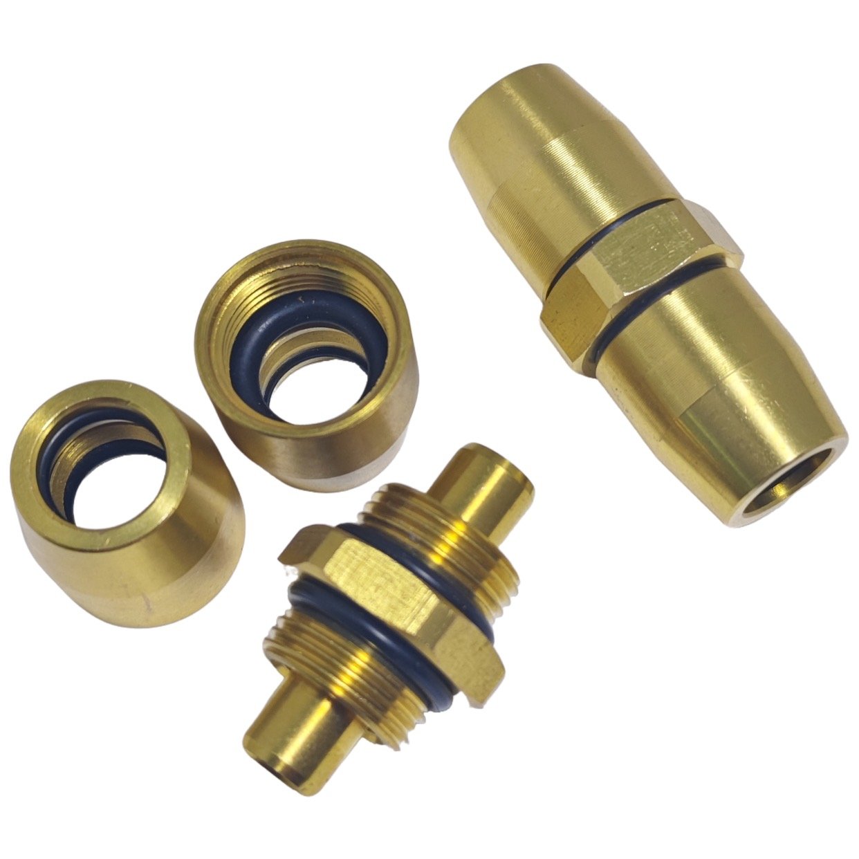 Air Brake Hose Fittings 6mm 8mm 10mm Push in Fittings European Auto Truck Brass Pipe Fittings