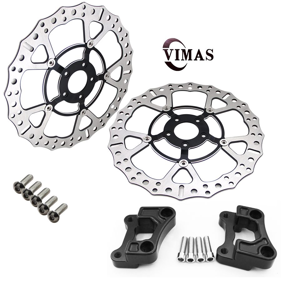 High-performance Oversized 14-inch Front Floating Brake Disc for Harley-Davidson Years 2014-2023