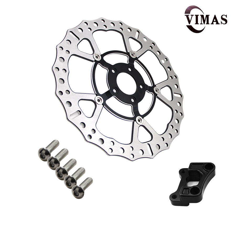 High-performance Oversized 14-inch Front Floating Brake Disc for Harley-Davidson Years 2014-2023