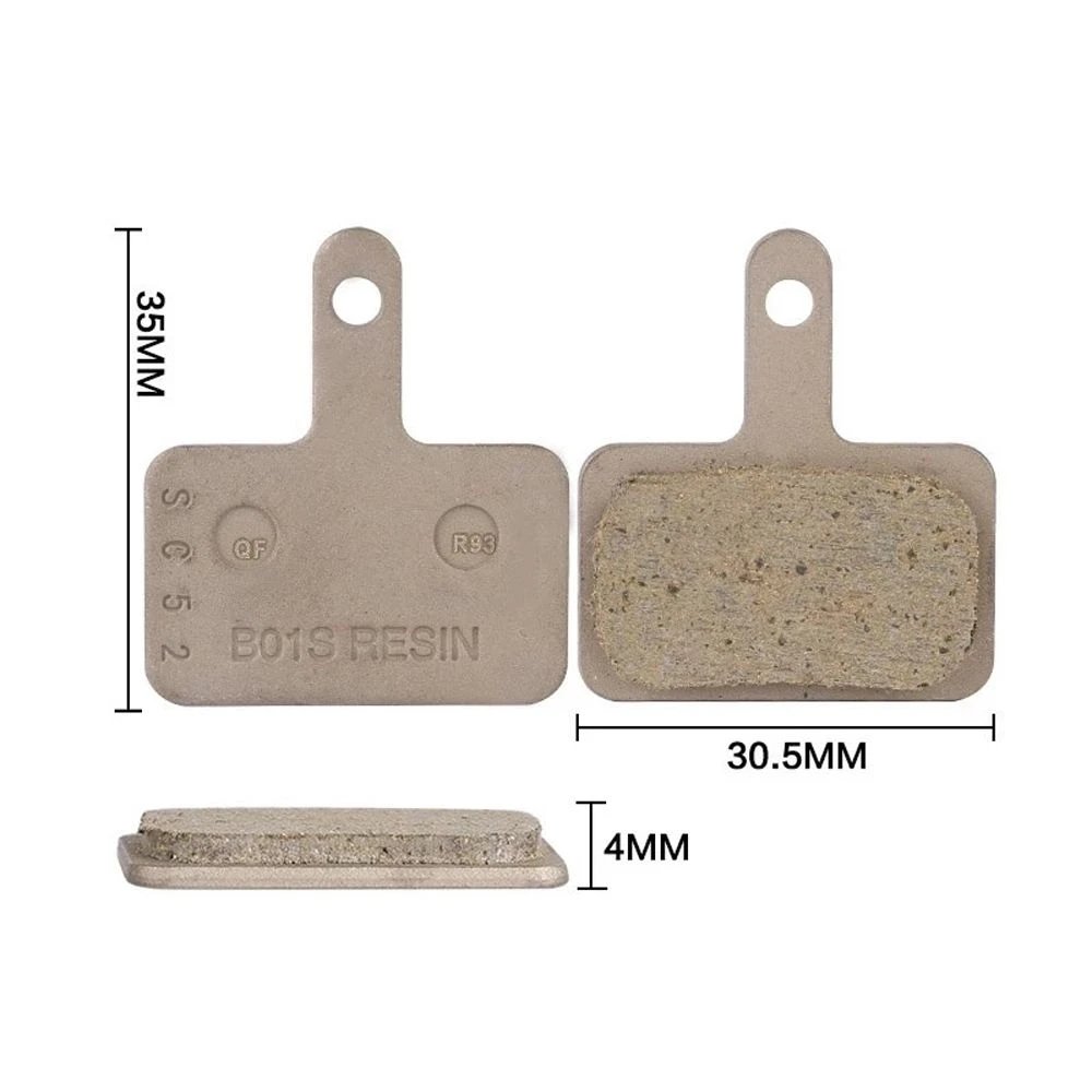 1/2/4 Pairs B01S Resin Pad Bicycle Disc Brake Pads for Shimano MT200 M355 M395 M396 M416 M445 M446 M447 M465 M475 M485 M495 M525