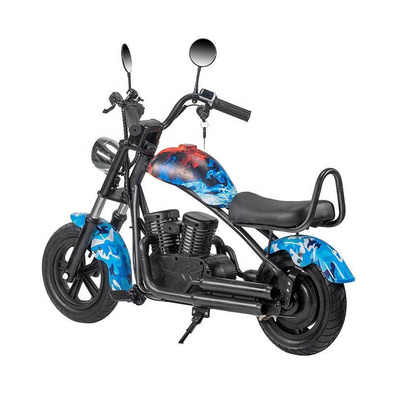 180w Ride On Chopper Bike Battery Powered Kids Electric Motorcycle Rear Hub Brake kid's motorbike with LED Light