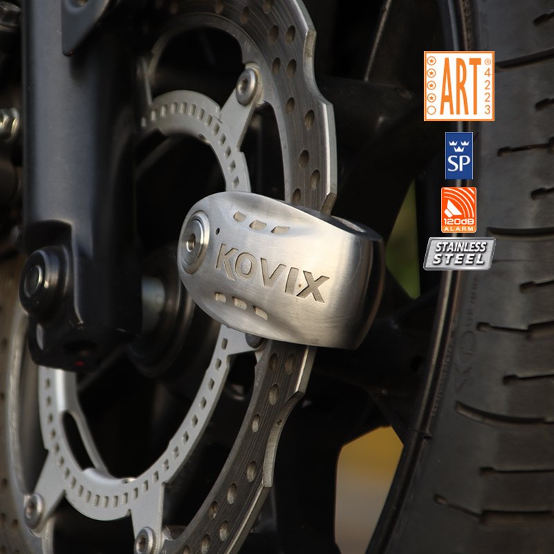 Stainless Steel Anti-Theft Disc Brake Lock for Motorcycle & Bicycle Disc Plate with Alarm