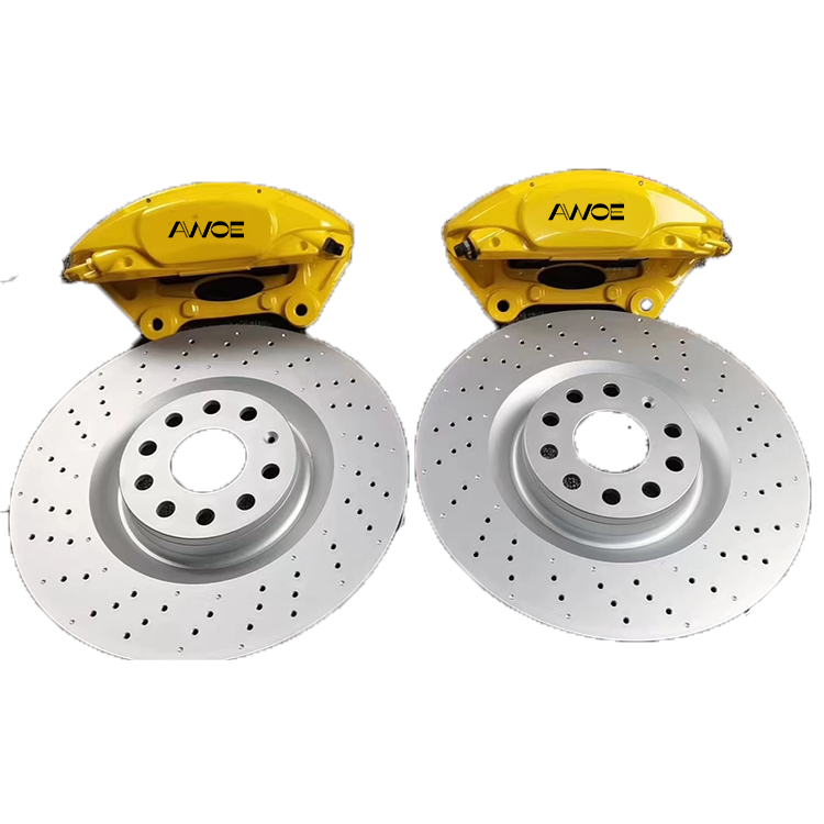 Original Straight up Racing Macan Oem 4 Pot Brake Caliper Kit for Volkswagen Scirocco Sagitar Magotan Golf 678 tiguan GTI CC