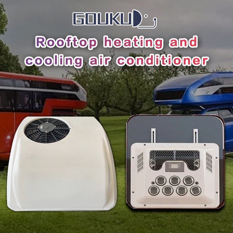 Rooftop Mini Heating and Cooling air Conditioning Dc 12v 24v Car air Conditioner for Forklift Truck caravan Vehicle