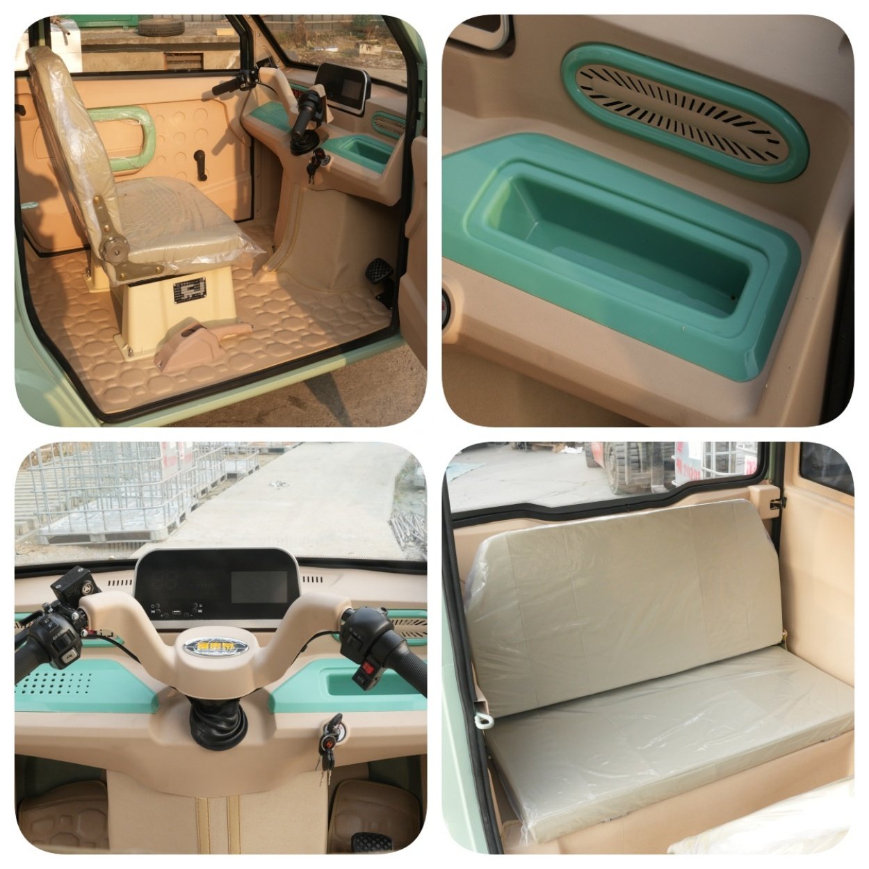 Manufacturers Sell Fully Enclosed Electric Passenger Tricycles for Retail Rental in Scenic Spots and Tourist Destinations