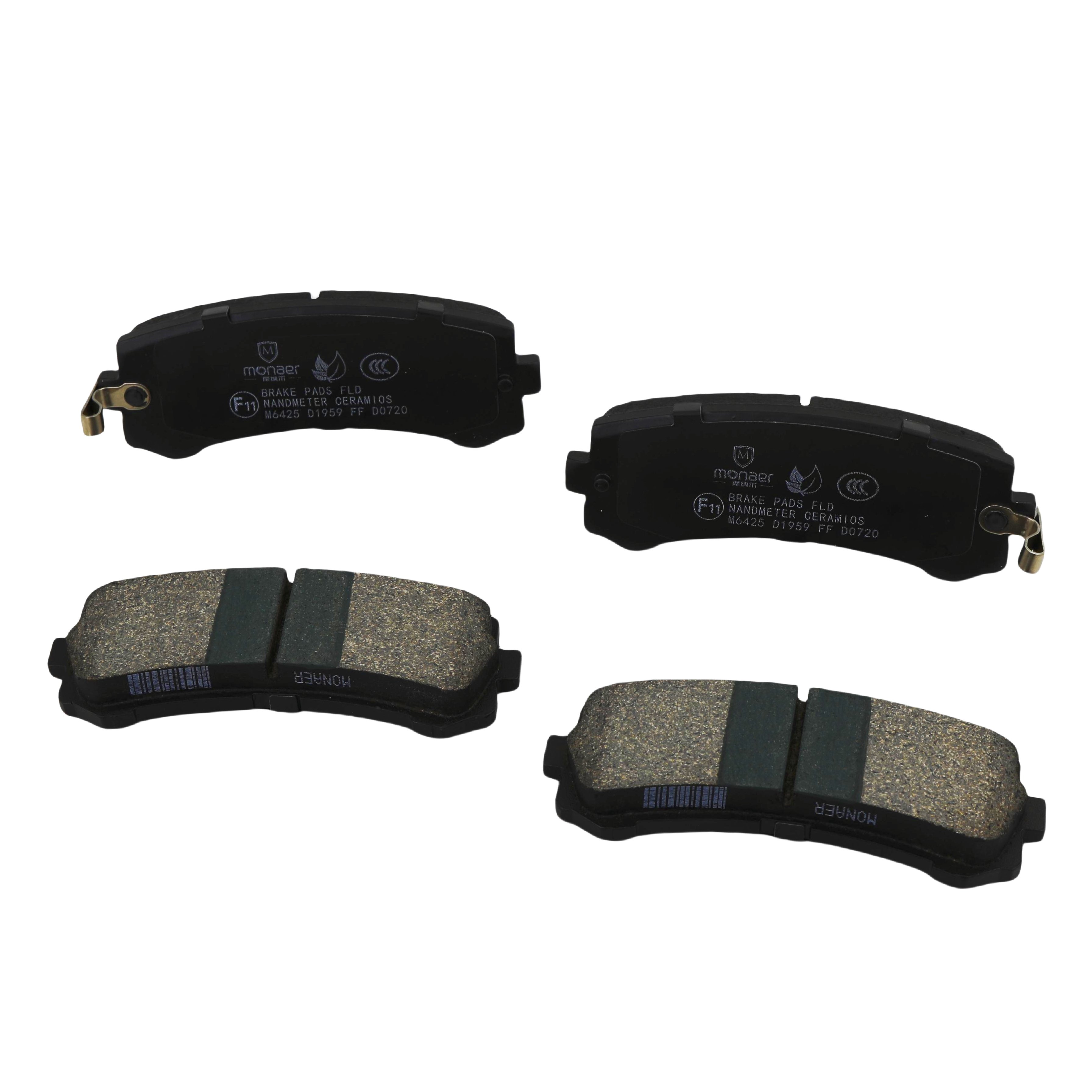 High Performance Auto Parts D2310 Ceramic Front Disc Brake Pad for Nissan 41060-Vb2X0/41060-Vc091/41060-Vc290/Ay040-Ns083
