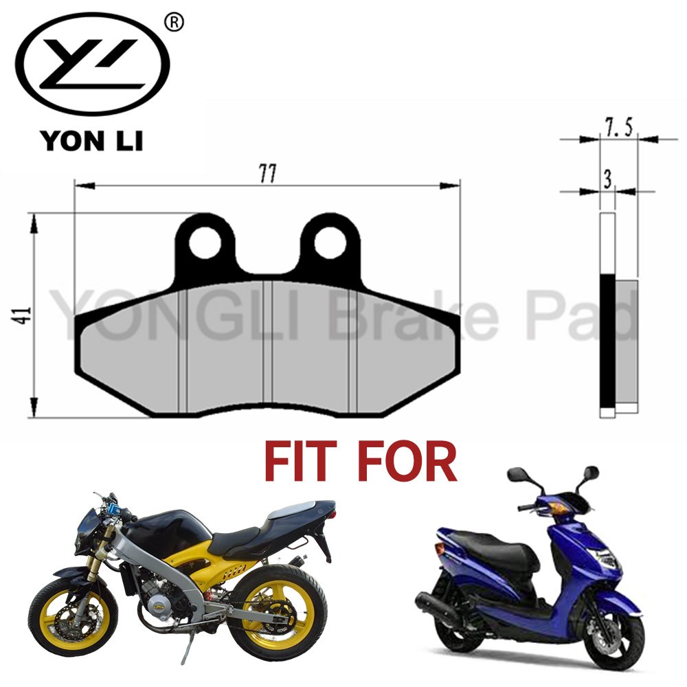 FA167 Customized Factory Disc Brake Pads Designed for YAMAHA NXC 125-Cygnus X Perfect Fit Motorcycle Pads
