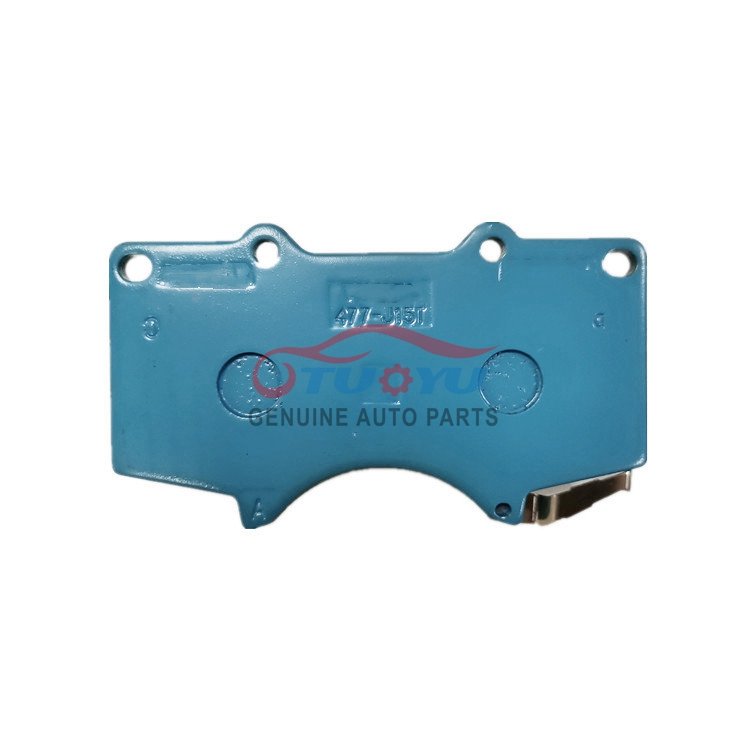 Auto Parts Front Alex Brake Pads Kit 04465-0K360 04465-60320 for LAN125 GUN12 135 2018