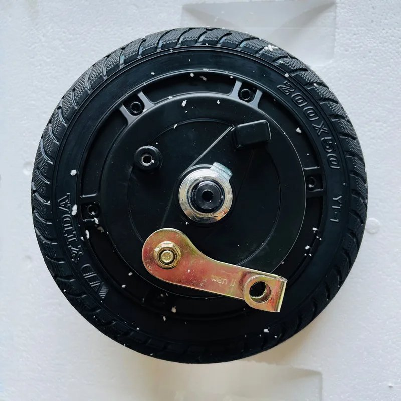 24V 36V 350W Electric Vehicle Brushless Hub Motor 8 Inch Solid Tire Drum Brake Scooter Bicycle Motor 35C