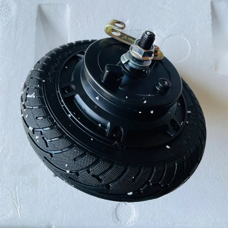 24V 36V 350W Electric Vehicle Brushless Hub Motor 8 Inch Solid Tire Drum Brake Scooter Bicycle Motor 35C