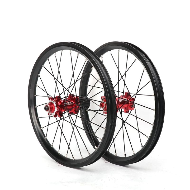 16 Inch 305 Straight Pull Disc Brake 2 Peilin 11 100-135 Aluminum Alloy Double-layer Wheels Bicycle Wheel Set Wheel Rims