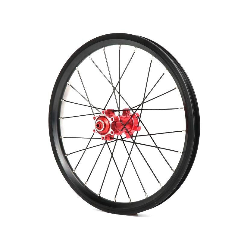16 Inch 305 Straight Pull Disc Brake 2 Peilin 11 100-135 Aluminum Alloy Double-layer Wheels Bicycle Wheel Set Wheel Rims