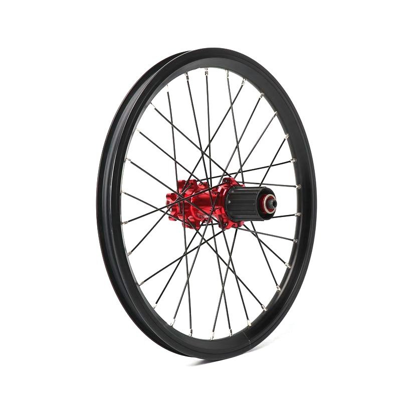 16 Inch 305 Straight Pull Disc Brake 2 Peilin 11 100-135 Aluminum Alloy Double-layer Wheels Bicycle Wheel Set Wheel Rims