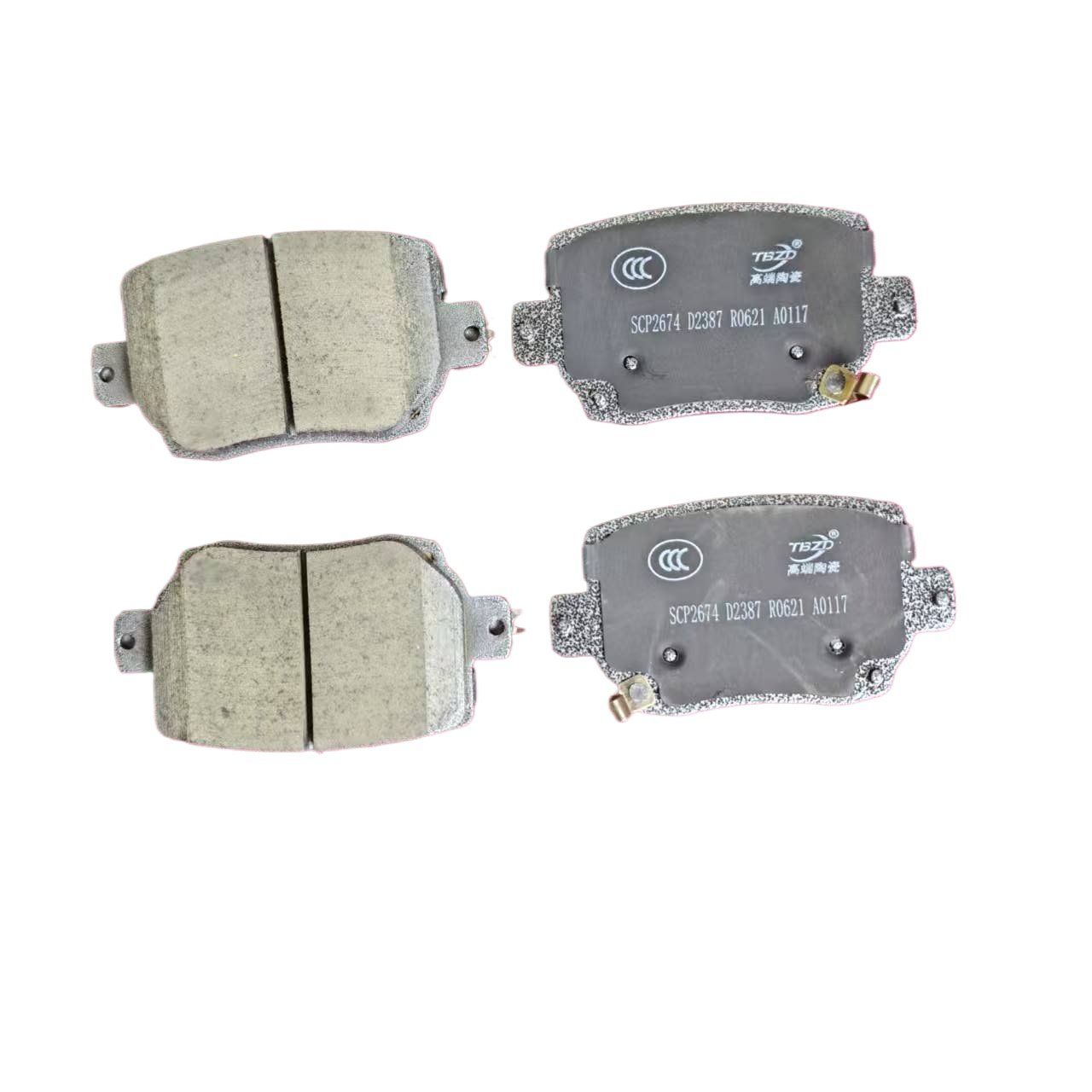 Top Trending Ceramic Brake Pads for Tesla Model 3/S/X/Y OE 800824600C New Condition Front/Rear Disc Brake Pads