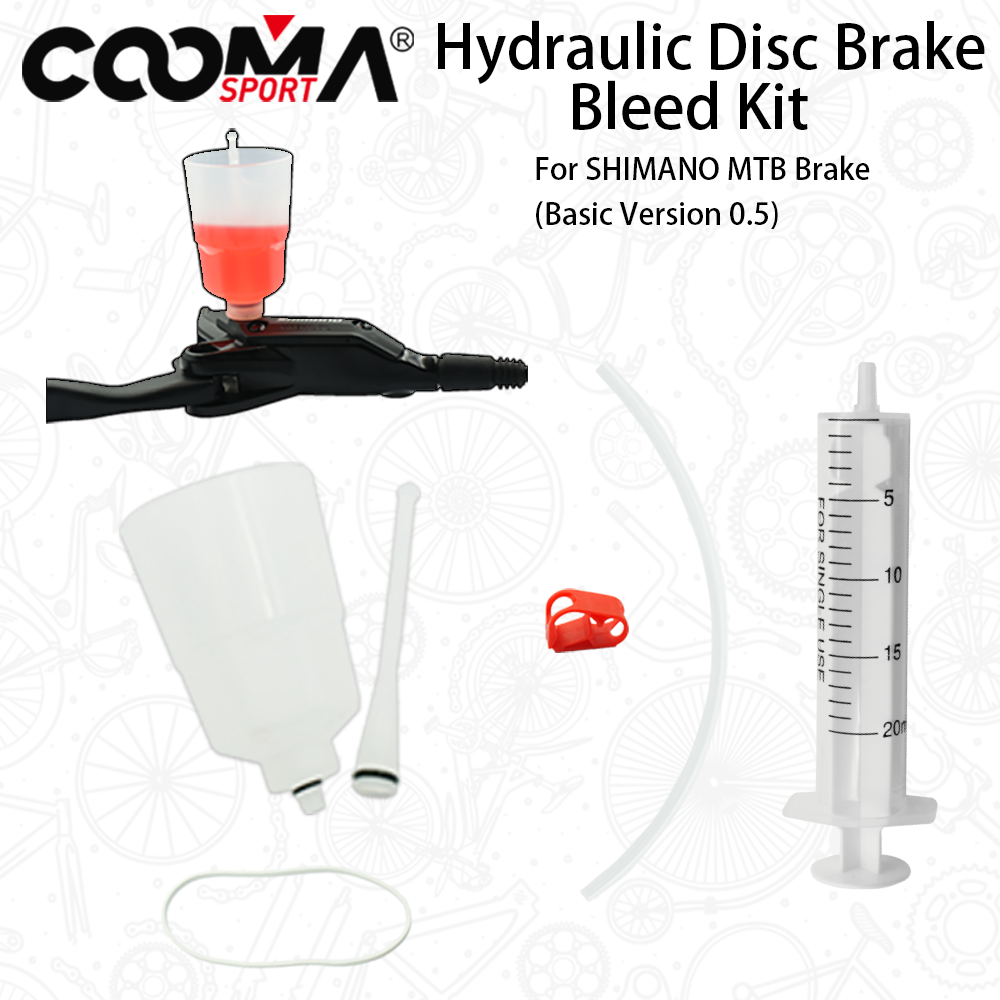 Hydraulic Brake Bleed Kit for Shimano Magura Txktro Hydraulic Brake, Mineral Oil System Kit, Advanced Version 3.5