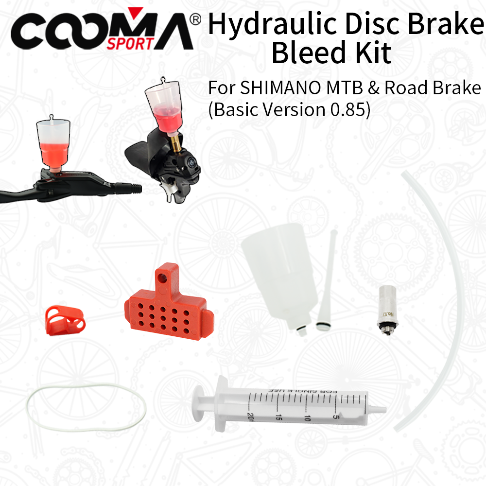 Hydraulic Brake Bleed Kit for Shimano Magura Txktro Hydraulic Brake, Mineral Oil System Kit, Advanced Version 3.5