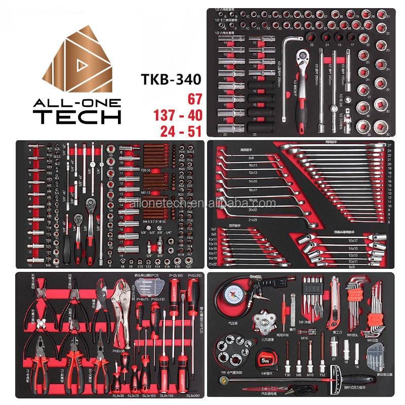 Customizable CR-V Steel Hand Tool Kit Combination Ratchet Wrenches Screwdrivers Bits for Repair Work OEM Support Box Packaging